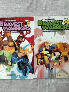 Cartoon Hangover: Bravest Warriors Graphic Novel Books Volumes One & Two
